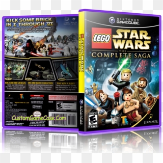 Lego Star Wars The Complete Saga Front Cover - Nintendo Wii Lego Star Wars Clipart