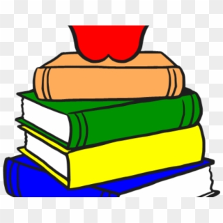 Clipart Pile Of Books - Png Download