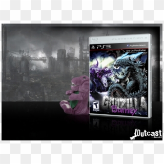 Barney Box Art Cover - Godzilla Vs Game Ps3 Clipart