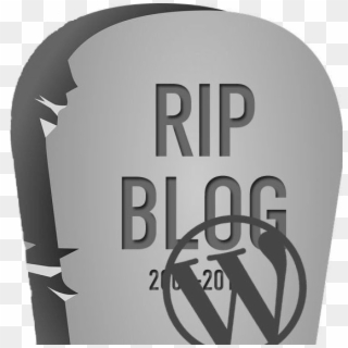 Death Of The Blog - Sign Clipart