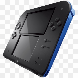 Nintendo 2ds Console - Nintendo 2ds Black And Blue Clipart