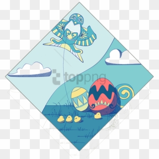 Free Png Weifang Poster Cartoon Chinoiserie - Cartoon Kite Decoration Clipart