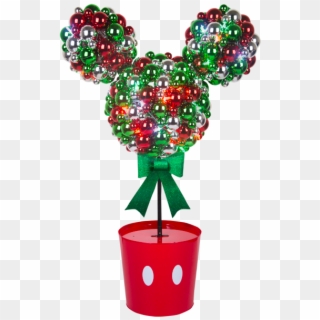 Nav Menu - Mickey Mouse Face For Christmas Tree Clipart