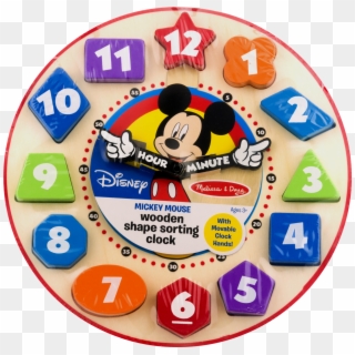 Melissa & Doug Disney Mickey Mouse Wooden Shape Sorting - Mickey Mouse Clipart