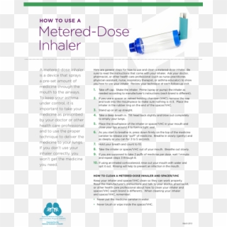 Asthma Tip Sheets - Less Is More Clipart