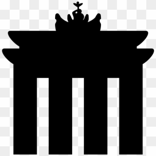 Brandenburg Gate Icon Clipart