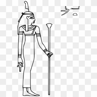 Clipart Maat Big Image Png - Ancient Egyptian Gods Easy To Draw Transparent Png
