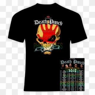 Five Finger Death Punch 2018 Concert Tour T Shirt - Deep Purple Long Goodbye Tour T Shirt Clipart