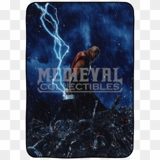 Avengers 2 Thor Fleece Blanket - Thor Lightning Hammer Clipart