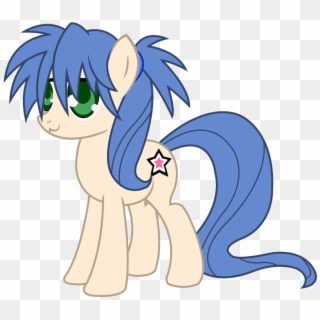 Konata Pony So - My Little Pony Lucky Star Clipart