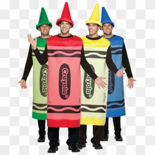 How To Kill The Halloween Group Costume - Crayola Crayon Costume Group Clipart