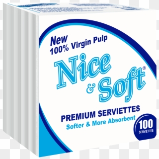 Nice & Soft Napkin Tissue - Graphic Design Clipart