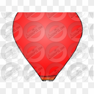 Hot Air Balloon Clipart Orange - Hot Air Balloon - Png Download