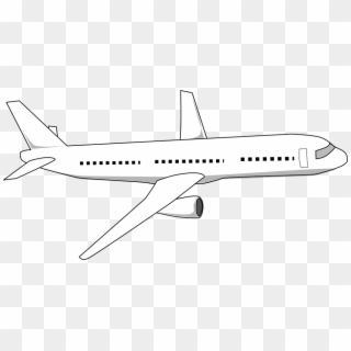 Airliner Aeroplane Airplane Free Vector Graphic On - Gambar Pesawat Yang Gampang Clipart