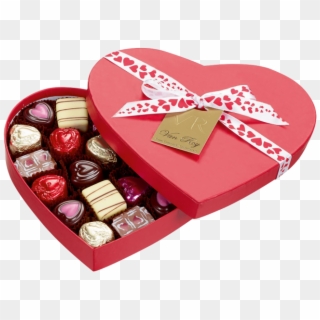 Heart Chocolate Box Luxury Heart Chocolate Boxheart - Box Of Chocolates Png Clipart