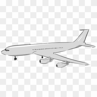 Plane - Boeing 757 Clipart