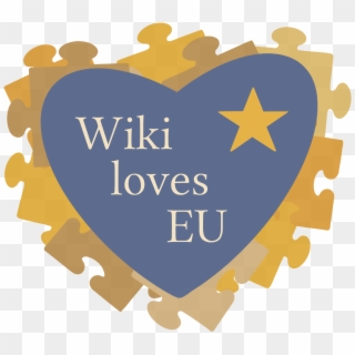 Wiki Loves Eu Logo Rgb Transparent Background - Robert Indiana Decade Autoportrait 1968 Clipart