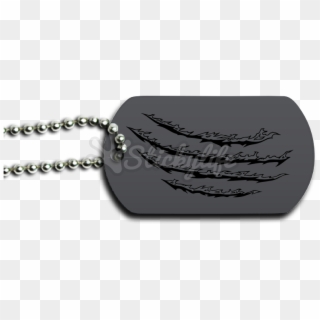 Wolverine Dog Tag - Chain Clipart
