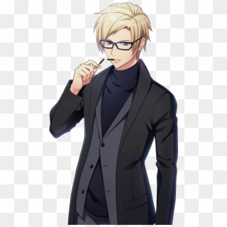 Sakyo Comedy Sr Transparent - Anime In Suit Png Clipart