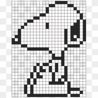 Snoopy Perler - Perler Bead Patterns Snoopy Clipart