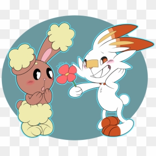 Cartoon Clip Art Illustration - Cute Scorbunny - Png Download