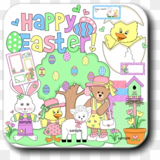 Country Clipart Big Farm - Happy Easter - Png Download