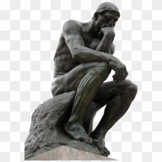 Thinking Man Statue Png Clipart