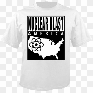 Nuclear Blast America Mangle Your Mind White Ts - Map Of The United States Clipart