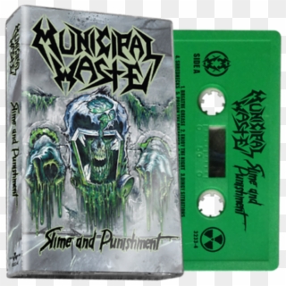 Municipal Waste Slime And Punishment Green Cassette - Municipal Waste Slime And Punishment Vinyl Clipart