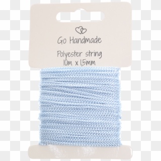 Blue Polyester String - Crochet Clipart