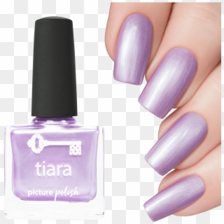 Purple Nail Polish Chrome Picture Color - Nail Clipart
