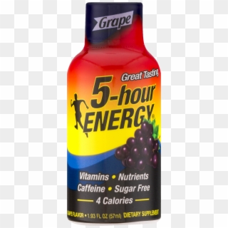 5-hour Energy Grape, Single Bottle - 5 Hour Energy Drink Clipart