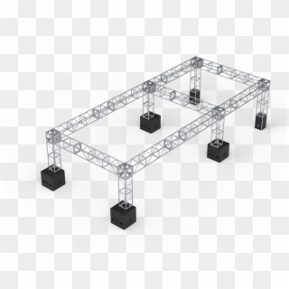 5-inch Complete Static Truss Grid - Coffee Table Clipart