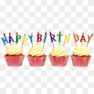 #happybirthday #happyday #birthday #cupcakes #candles - Gratulerer Med Dagen Ballonger Clipart
