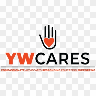Cares Logo-blackandpersimmon - Heart Clipart
