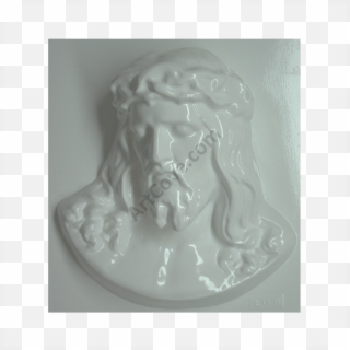 Jesus Christ Head Plaster Mold - Cake Decorating Clipart