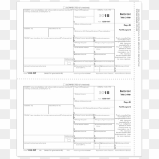 Int Form Payer State Copy Mines Press Irs Order Forms - Paper Clipart