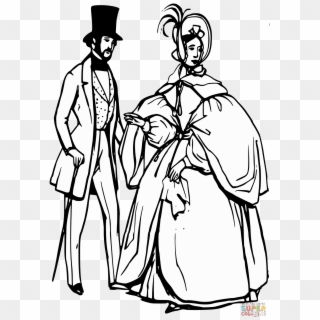 Click The Man And Woman In Victorian - Sarcastic Quotes Sarcastic Memes Clipart