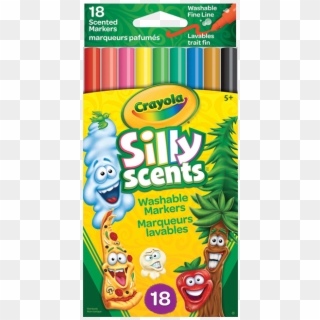 Markers Silly Scents Fine 18/pkg - Crayola Silly Scents Clipart