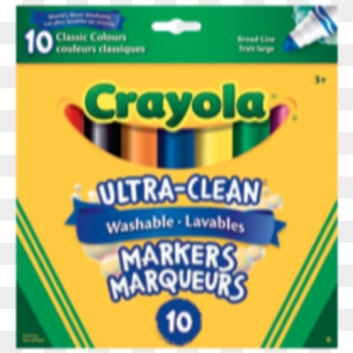 Crayola® Ultra-clean Washable Markers Broad Tip Original - Crayola Clipart