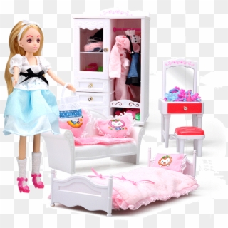 Le Jier Barbie Barbie Princess Set Gift Box Dream Room - Doll Clipart