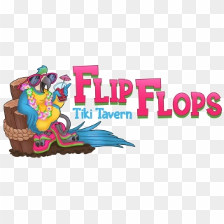 Flip Flops Tiki Tavern Clipart