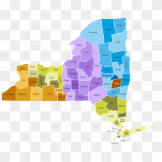 New York State - Comtés De L État De New York Clipart