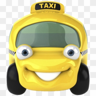 Yellow Cab In Mountain View - Taxi Clipart - Png Download