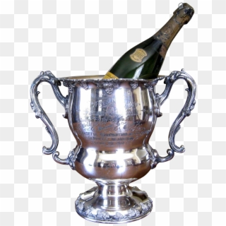 1912 Silver Plate Trophy Wine Cooler Antique Champagne - Champagne Clipart