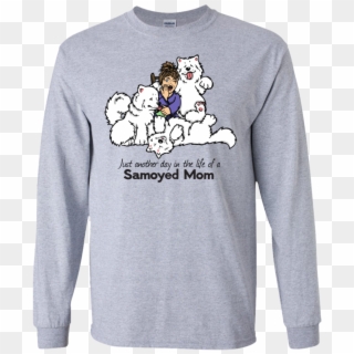 Life Of A Samoyed Mom - Polevault Shirt Clipart
