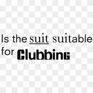Suit Clubbing Header Website - Monochrome Clipart
