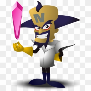 Who's Got The Best Mustache In Gaming What's Your Tag - Dr Neo Cortex Crash Png Clipart