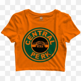 Buy Graphic Central Perk Crop Top At 42% Off On Melangebox - Active Shirt Clipart