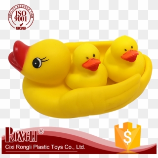 En71 Approved Rubber Yellow Duck Family Children Bath - Trade Assurance Clipart